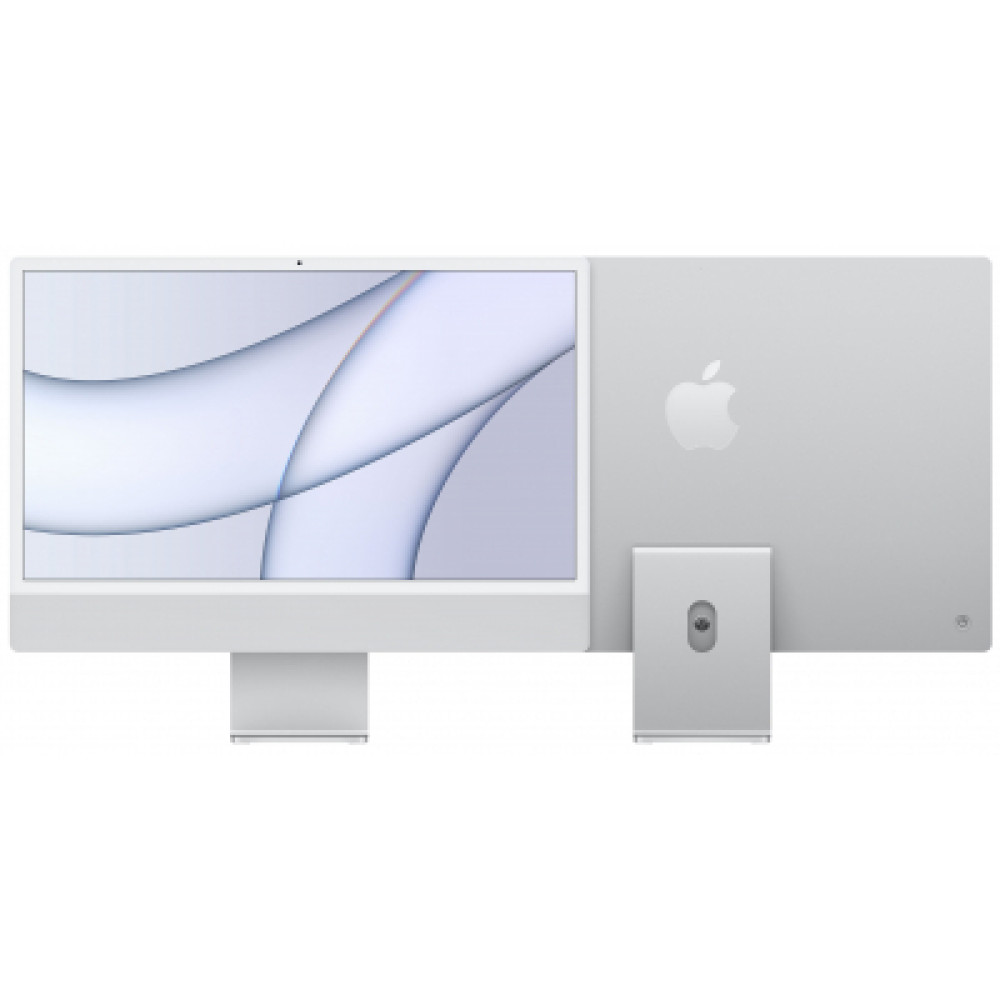 Комп'ютер Apple A2438 24" iMac Retina 4.5K / Apple M1 with 8-core GPU, 512SSD, Silver (MGPD3UA/A)