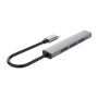 Концентратор Orico Type-C to USB3.0, 3xUSB2.0 (AH-13-GY-BP) (CA913534)