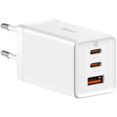 Зарядний пристрій Baseus 65W GaN5 Pro 2C+U(CCGP120202 ) white (960194)