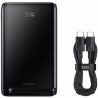 Батарея універсальна Baseus Magnetic Wireless Bracket 10000mAh 20W, PD QC/3.0, Qi + cabel 60W 0.5м, black (PPCX000003)