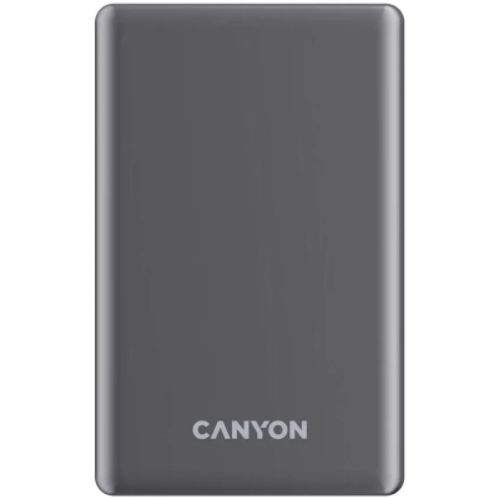 Батарея універсальна Canyon 10000mAh OnPower 510 slim Magsafe PD/20W Dark Grey (CNS-CPB510DG)