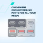 Батарея універсальна Canyon 60000mAh OnPower 610 PD/100W metal White (CNS-CPB610W)