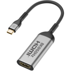 Адаптер USB-C to HDMI medialink-8k.grey Promate (medialink-8k.grey)
