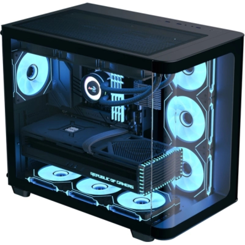 Корпус для ПК AeroCool P500C-G-BK-v1 Black (ACCM-PN01043.11)
