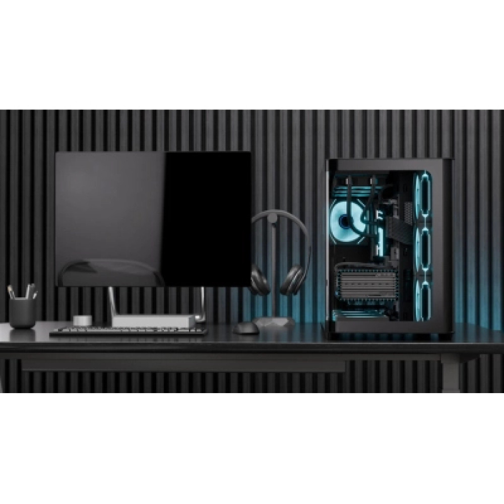 Корпус для ПК AeroCool P500C-G-BK-v1 Black (ACCM-PN01043.11)