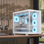 Корпус для ПК AeroCool P500C-G-WT-v1 White (ACCM-PN01043.21)