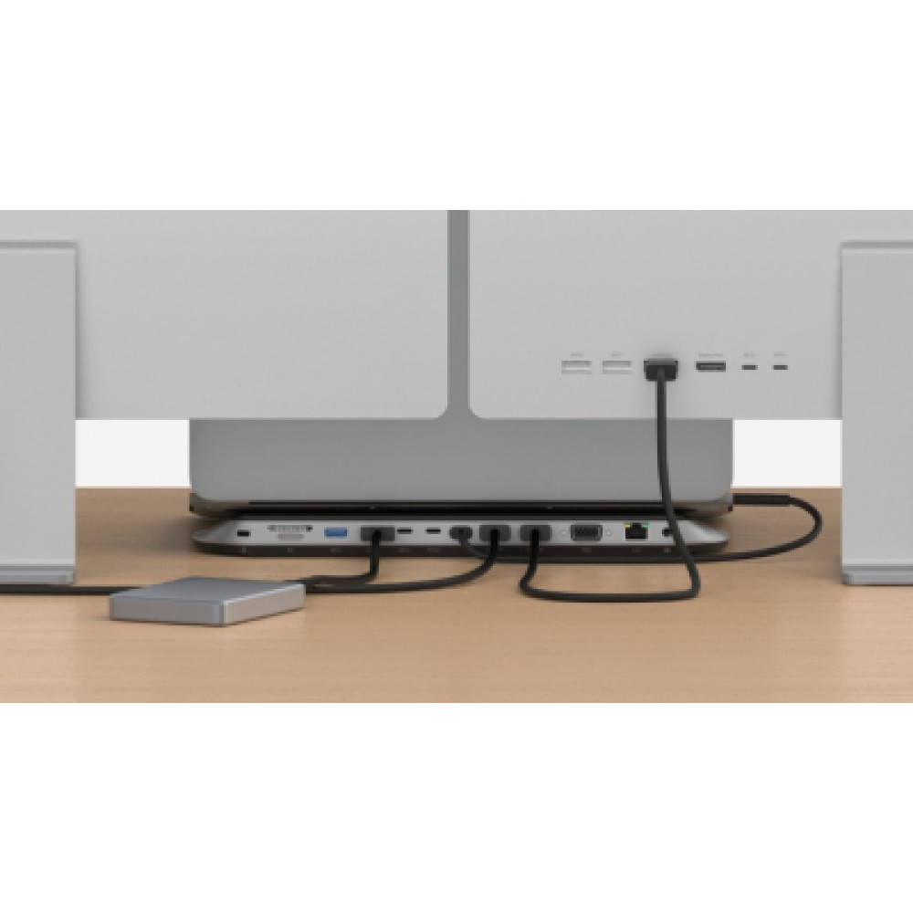 Концентратор Belkin USB-C 11in1 Multimedia Pro Dock (INC014BTSGY)
