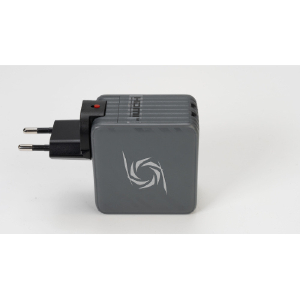 Зарядний пристрій AVerMedia GC313 CORE GO 100W 2хUSB-С 1хUSB-A 1xHDMI black (40AAGC313AWN)