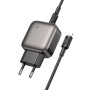 Зарядний пристрій BOROFONE BAS54A Absolute 1xUSB-C PD20W + 1xUSB QC3.0 + cable USB-C to Lightning Black (6941991116216)