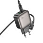 Зарядний пристрій BOROFONE BAS54A Absolute 1xUSB-C PD20W + 1xUSB QC3.0 + cable USB-C to Lightning Black (6941991116216)