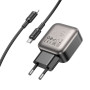 Зарядний пристрій BOROFONE BAS54A Absolute 1xUSB-C PD20W + 1xUSB QC3.0 + cable USB-C to Lightning Black (6941991116216)