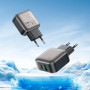 Зарядний пристрій BOROFONE BAS54A Absolute 1xUSB-C PD20W + 1xUSB QC3.0 + cable USB-C to Lightning Black (6941991116216)