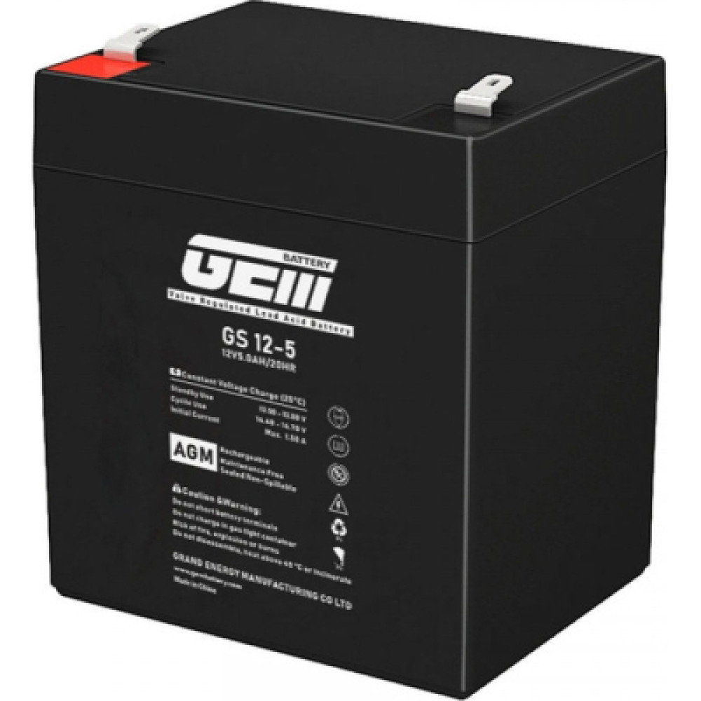 Батарея до ДБЖ GEM GS 12V-5Ah (GS 12-5)