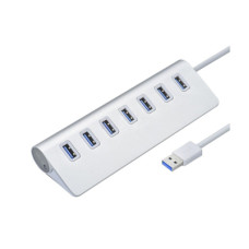 Концентратор Voltronic USB 3.0 to 7xUSB 0.2m aluminum (YT-3HA7/2TB)