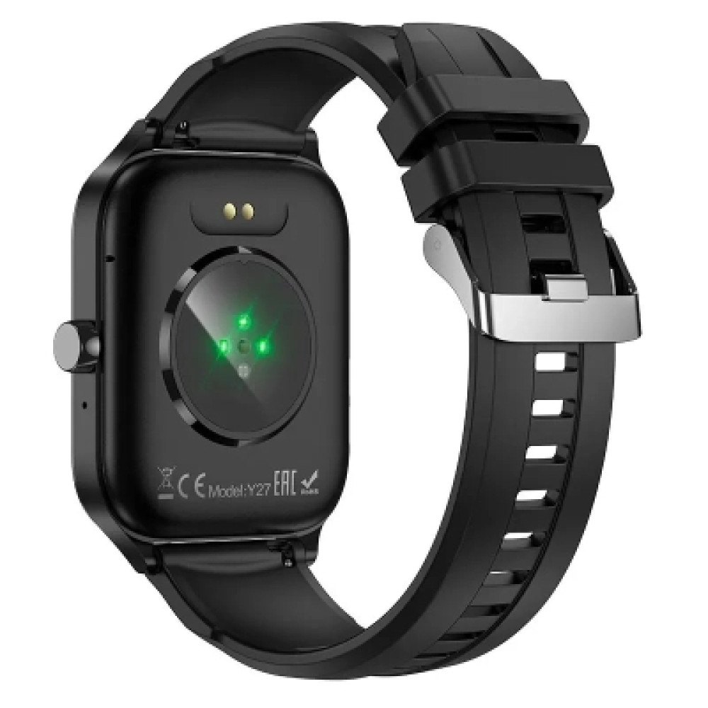 Смарт-годинник HOCO Y27 Smart sports watch (call version) Black (6942007645430)