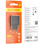 Зарядний пристрій BOROFONE BA72A USB QC3.0 black (6974443388541)