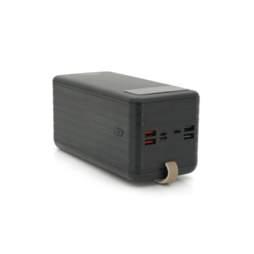 Батарея універсальна ACL 80000mAh, 4xUSB, 4 кабеля(USB/Micro/Type-C/Lighting), 1,4кг, Black (PW-94)