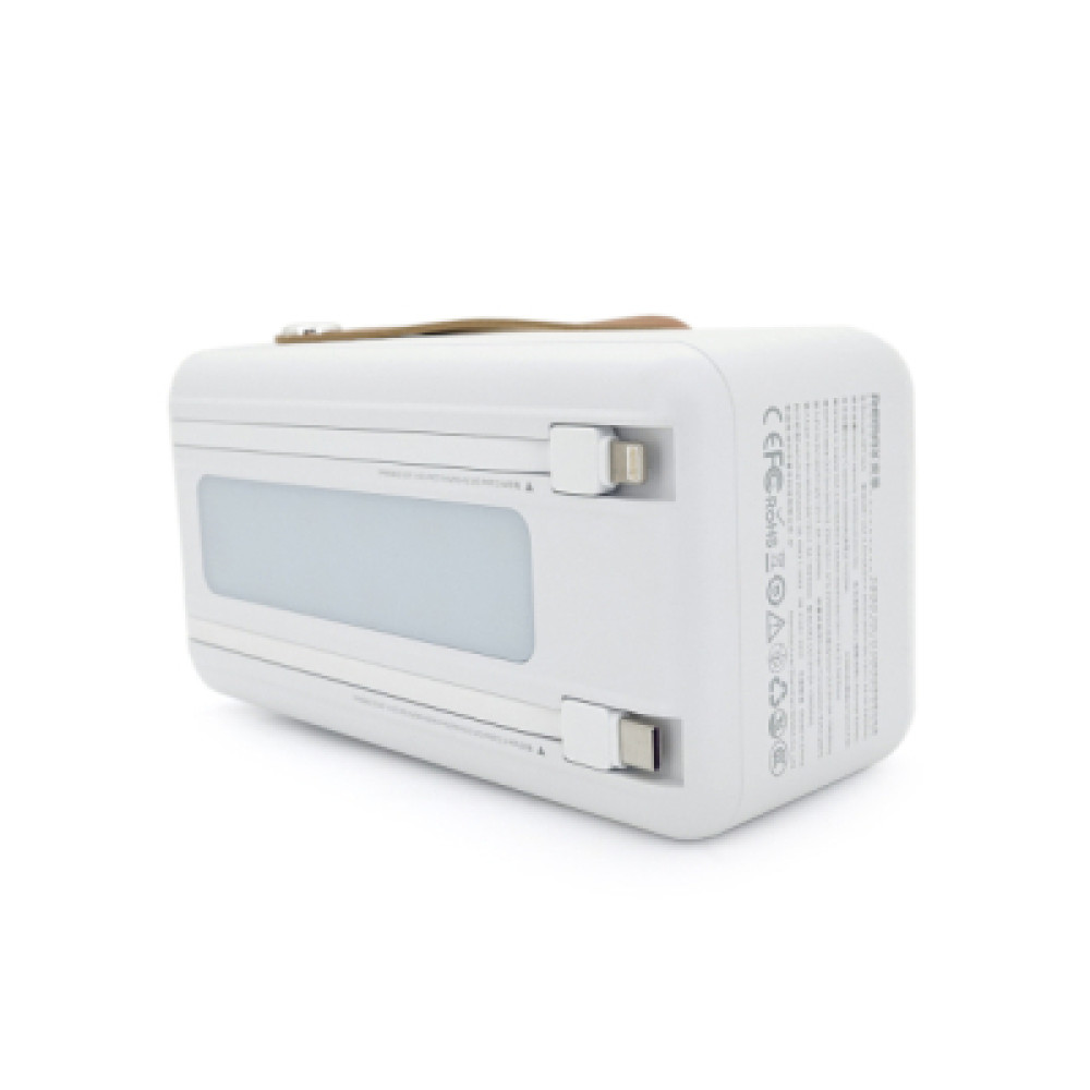 Батарея універсальна Remax 60000mAh, 22.5W, PD+QC, 2*USB+Type-C+Lightning, Black/White (RPP-565)