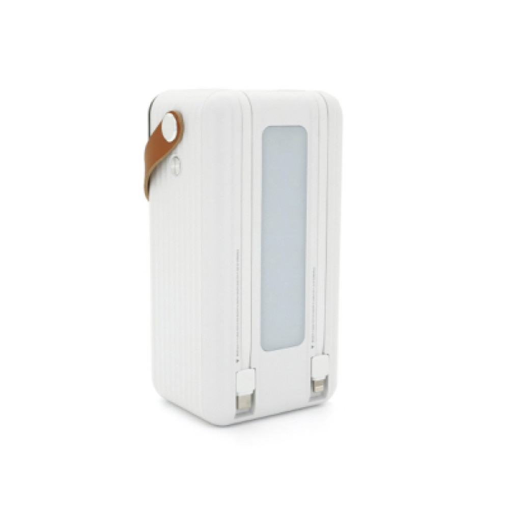 Батарея універсальна Remax 60000mAh, 22.5W, PD+QC, 2*USB+Type-C+Lightning, Black/White (RPP-565)