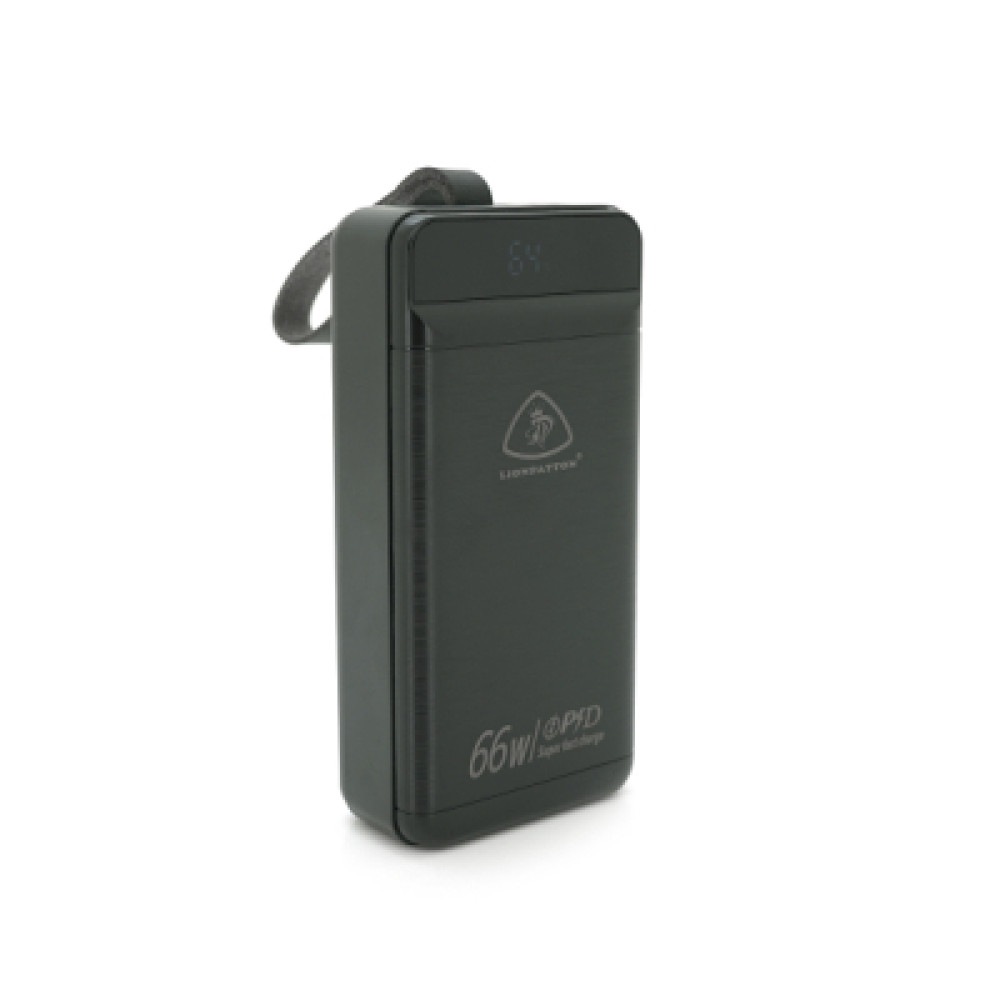 Батарея універсальна LIONPATTON 40000mAh, QC3.0, MicroUSB, Type-C, Lighting, USB, Black (L45 / 38067)