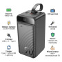 Батарея універсальна HOCO 90000mAh Element PD/20W, QC/FCP/SCP/AFC/22.5W, LCD, LED Lamp Black (J123D / 714778)