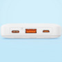 Батарея універсальна Baseus 10000mAh Airpow 20W, PD, QC, White (PPQD090002)