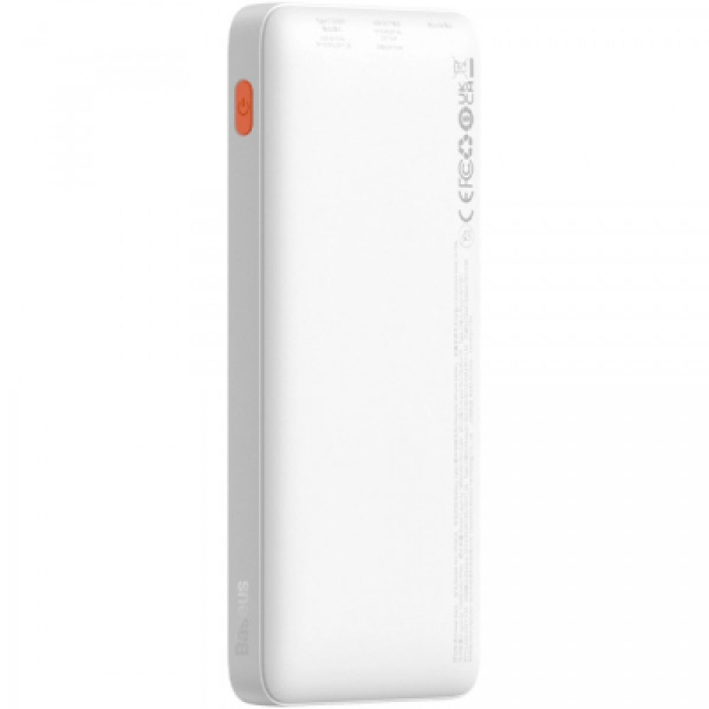 Батарея універсальна Baseus 10000mAh Airpow 20W, PD, QC, White (PPQD090002)