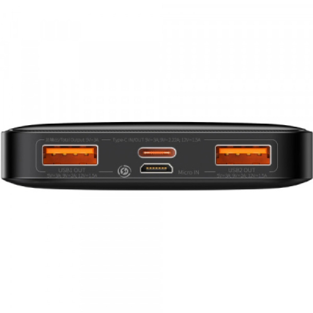 Батарея універсальна Baseus 10000mAh Bipow Overseas Edition 20W, Black (PPBD050301)