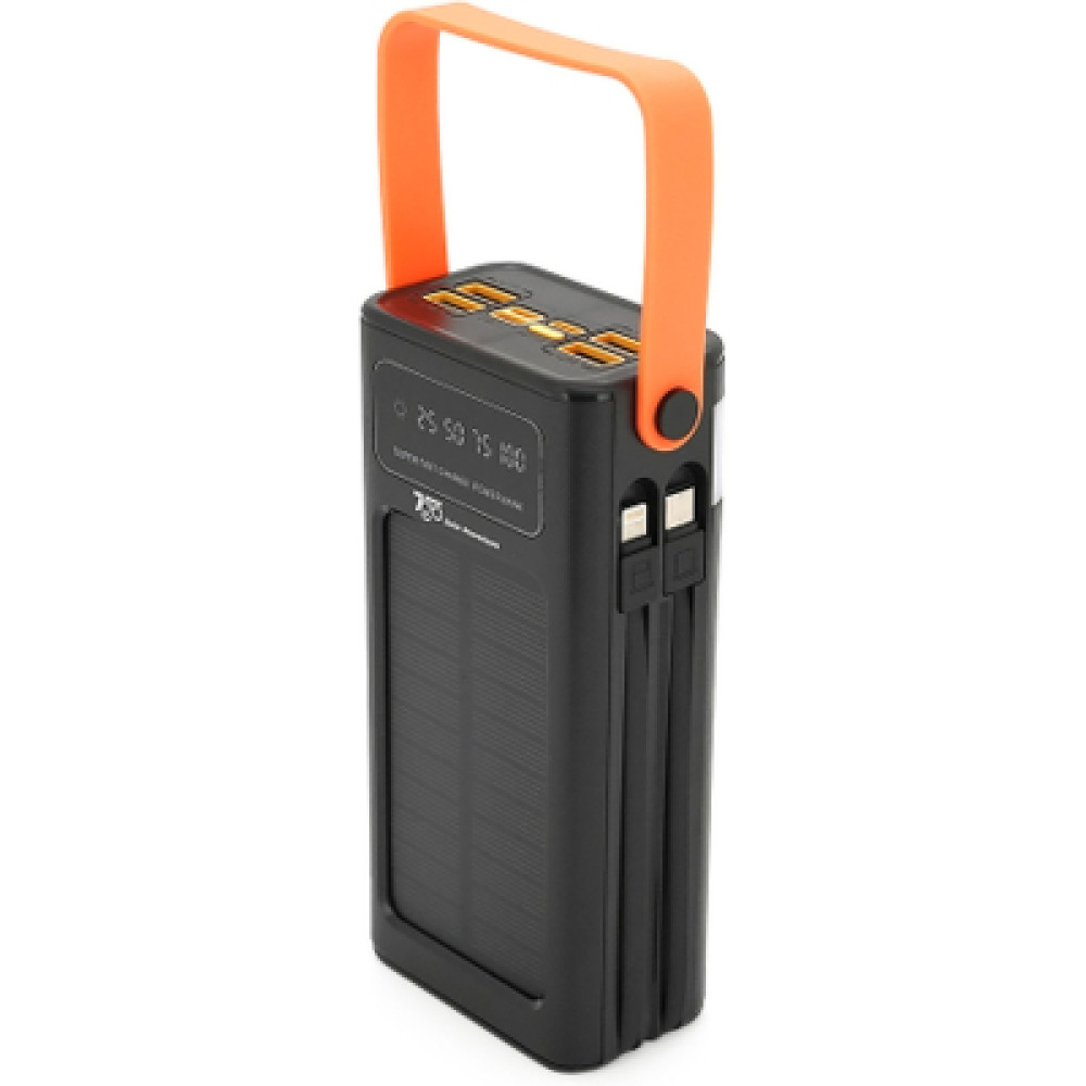 Батарея універсальна 7GO 30000mAh QC/3.0 Solar Black (GPW-03 / 44991)