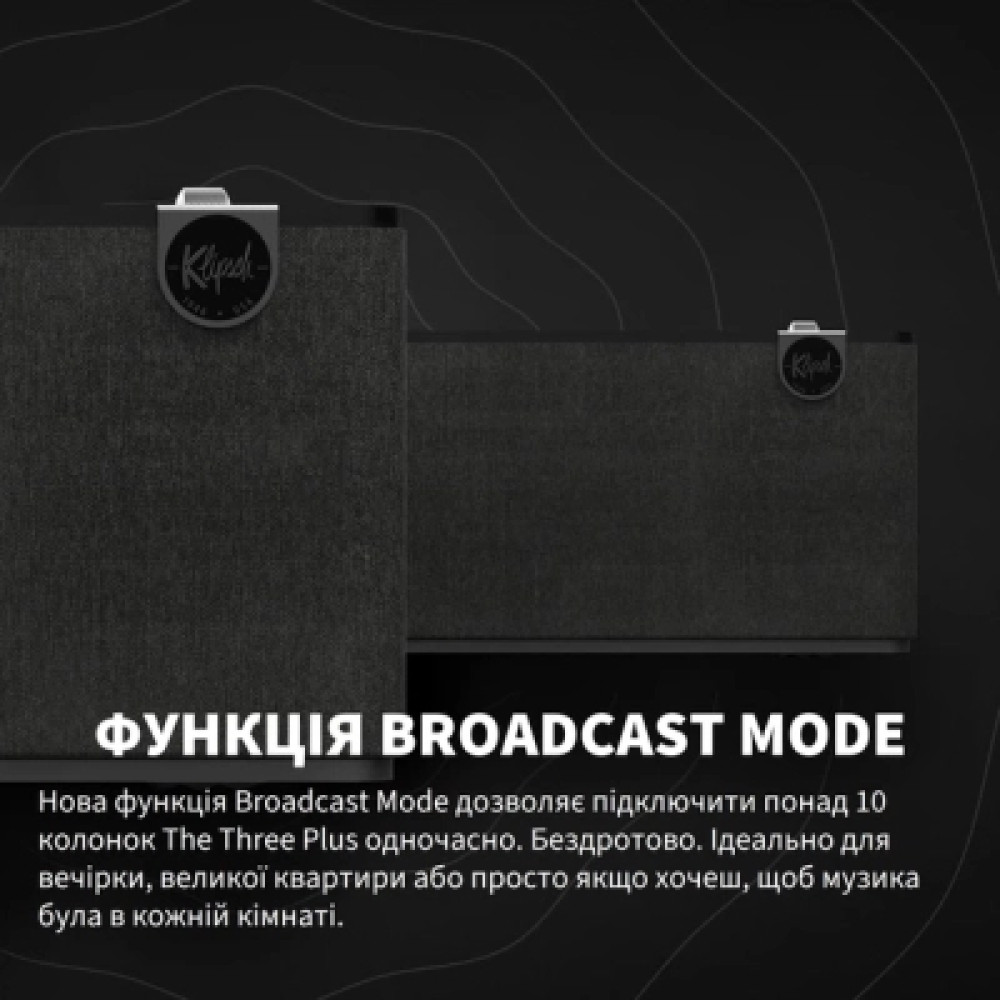 Акустична система Klipsch The Three Plus Matt Black (1071962)