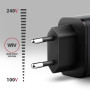Зарядний пристрій AXAGON 1xUSB-C PD67W + 1xUSB QC4+ PPS gray (ACU-PQ67)