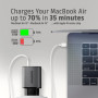 Зарядний пристрій AXAGON 1xUSB-C PD67W + 1xUSB QC4+ PPS gray (ACU-PQ67)