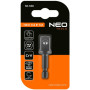 Адаптер для інструменту Neo Tools 1/4" Hex 1/2" квадрат, ударний, сталь S2 (56-556)
