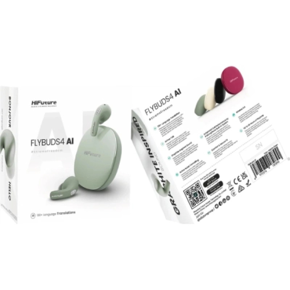 Навушники HiFuture FlyBuds4 AI Hot Pink (flybuds4-ai.hotpink)