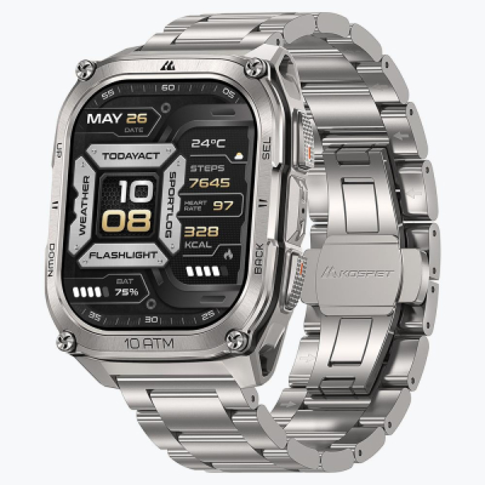 Смарт-годинник KOSPET TANK M4SE SILVER (6978602500638)