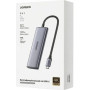 Концентратор Ugreen USB-C 5-in-1 3xUSB-A + 1xUSB-C PD100W + DisplayPort 4K60Hz black (75642)