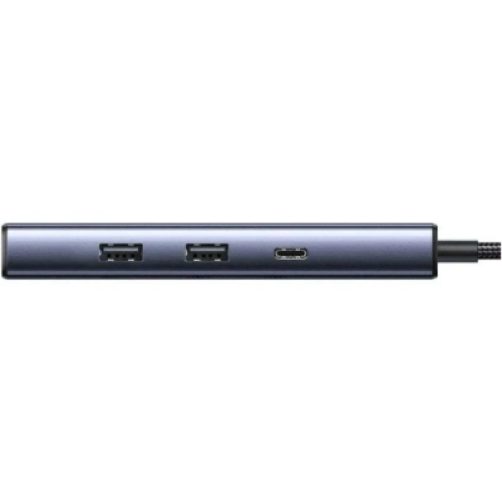 Концентратор Ugreen USB-C 6-in-1 2xUSB-A + 1xUSB-C PD100W + DisplayPort 4K60Hz + 1xRJ45 1000Mbps black (75643)