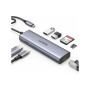 Концентратор Ugreen USB-C 6-in-1 2xUSB-A + 1xUSB-C PD100W + DisplayPort 4K60Hz + 1xRJ45 1000Mbps black (75643)