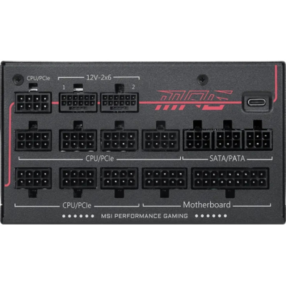 Блок живлення MSI 1300W (MPG Ai1300TS PCIE5)