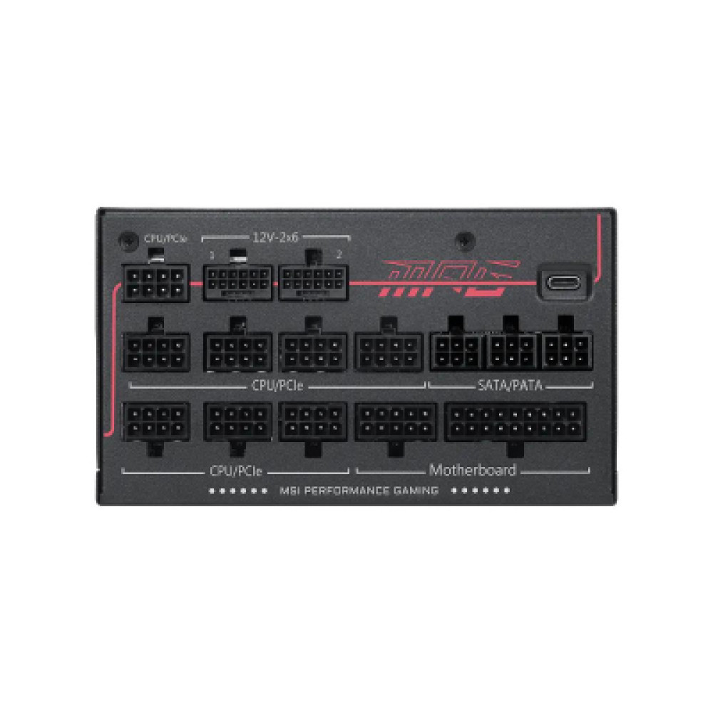 Блок живлення MSI 1600W (MPG AI1600TS PCIE5)