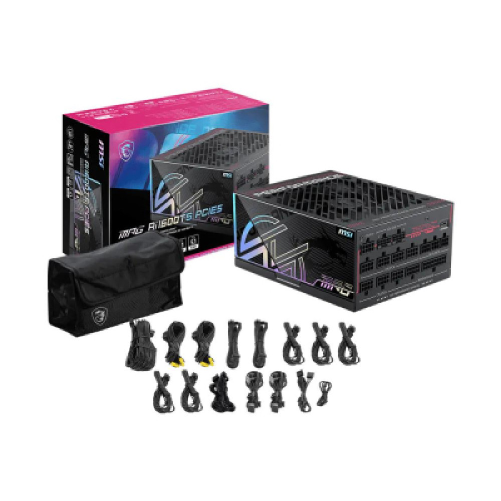 Блок живлення MSI 1600W (MPG AI1600TS PCIE5)