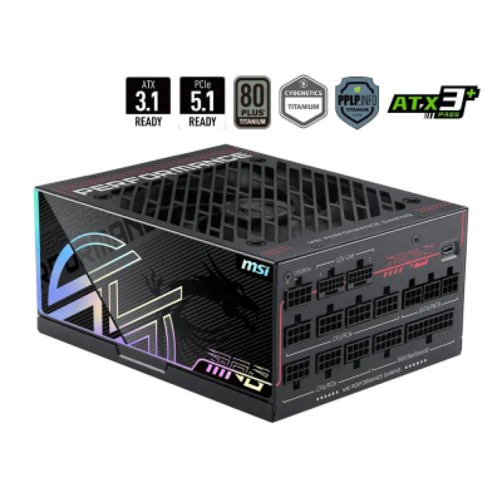 Блок живлення MSI 1600W (MPG AI1600TS PCIE5)