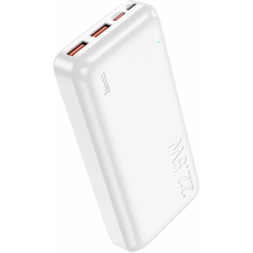 Батарея універсальна HOCO 20000mAh, 22.5W, White (J101A / 45365 / White)