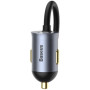 Зарядний пристрій Baseus 2xUSB-C + 2xUSB 120W + extension cord gray (CCBT-A0G)