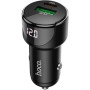 Зарядний пристрій HOCO 1xUSB-C PD20W + 1xUSB QC3.0 car adapter Z42 black (6931474742544)