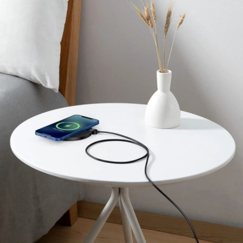 Зарядний пристрій Baseus Wireless Qi 15W + cable USB-C 1.5m (CCED000001)