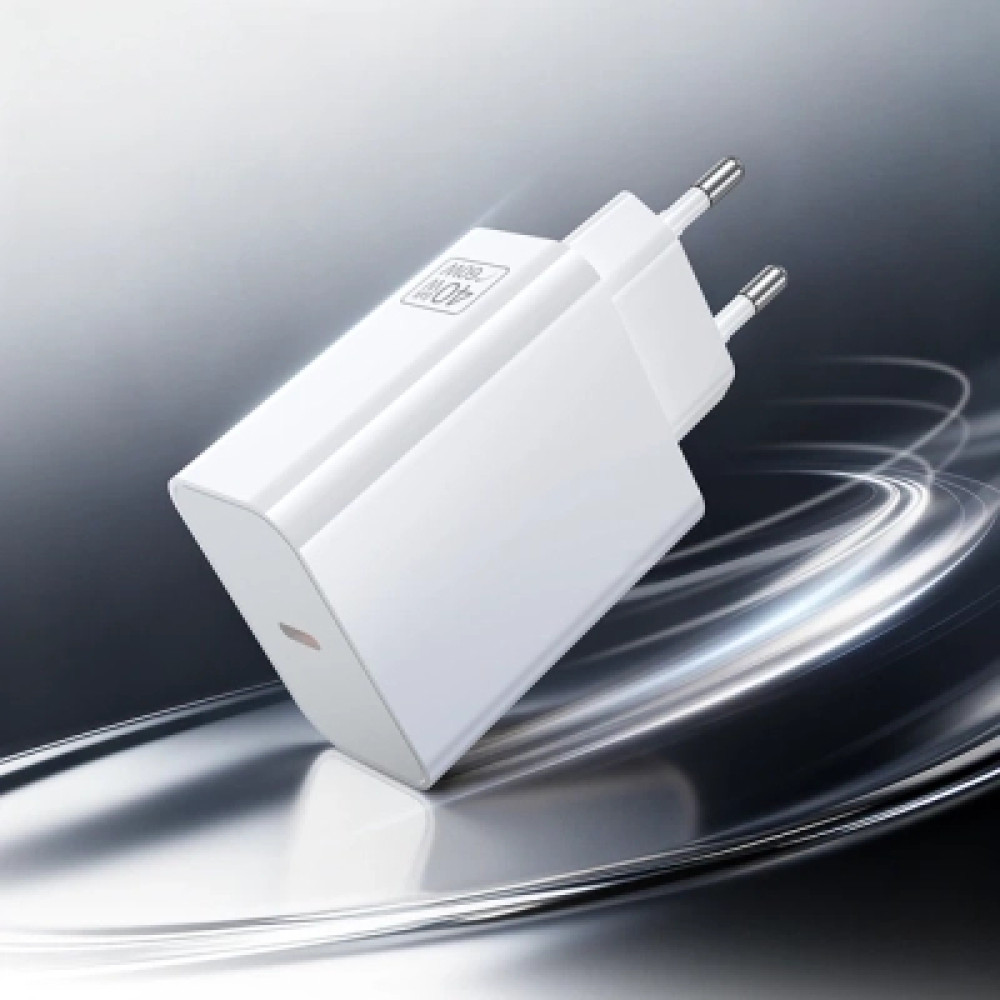 Зарядний пристрій BOROFONE BA109A USB-C PD40W white (6941991126888)