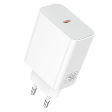 Зарядний пристрій BOROFONE BA109A USB-C PD40W white (6941991126888)