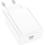 Зарядний пристрій BOROFONE BA21A USB-C PD20W white (6941991111402)