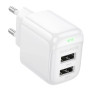 Зарядний пристрій BOROFONE BAS41A 2xUSB white (6941991113741)